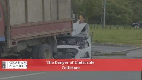 The dangers of underride collisions.