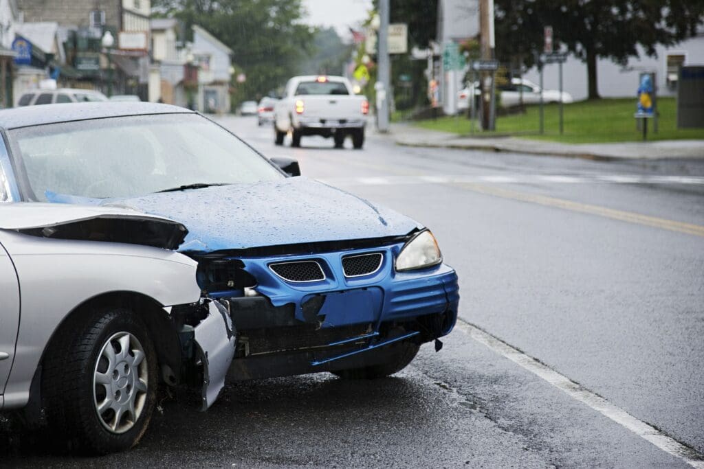 left turn car accident